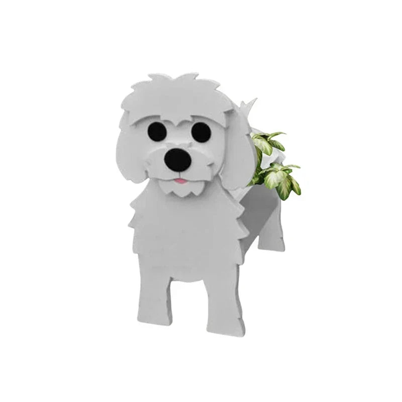 Blomsterpotte - Pawsome - Hund Planteringsbeholder - Forskellige Racer