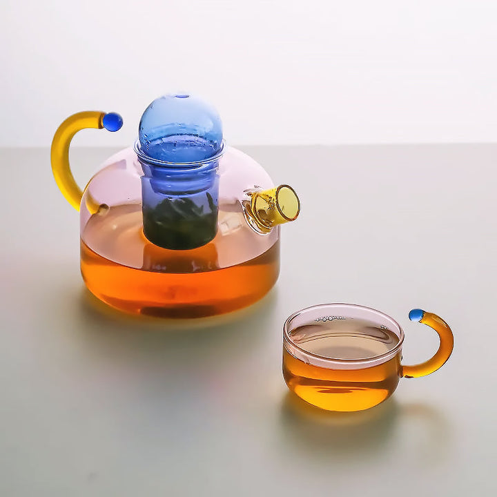 farverigt glas service