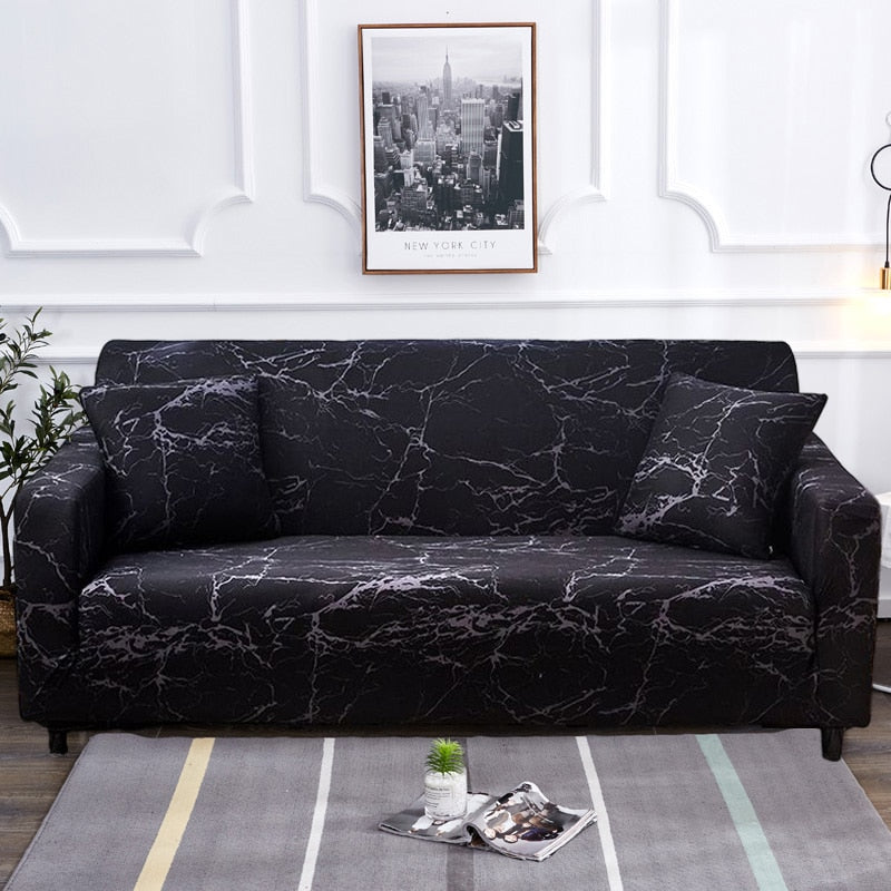 Moderne skridsikker farverig elastisk sofatræk