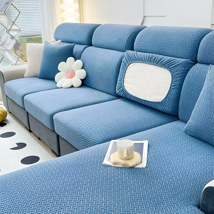 Elastic Sofa Cover – Vandafvisende og Skræddersyet | Beskyttelsesbetræk Fremstillet af Strækstof |