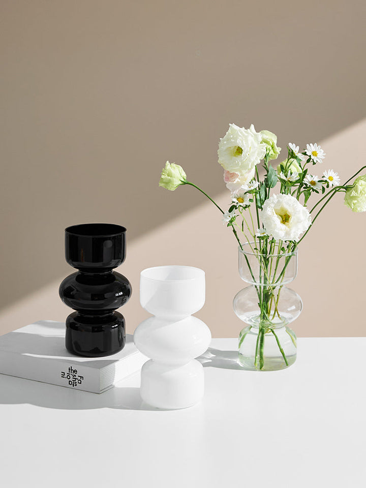 Glas Dyre Vase - Multifarvet