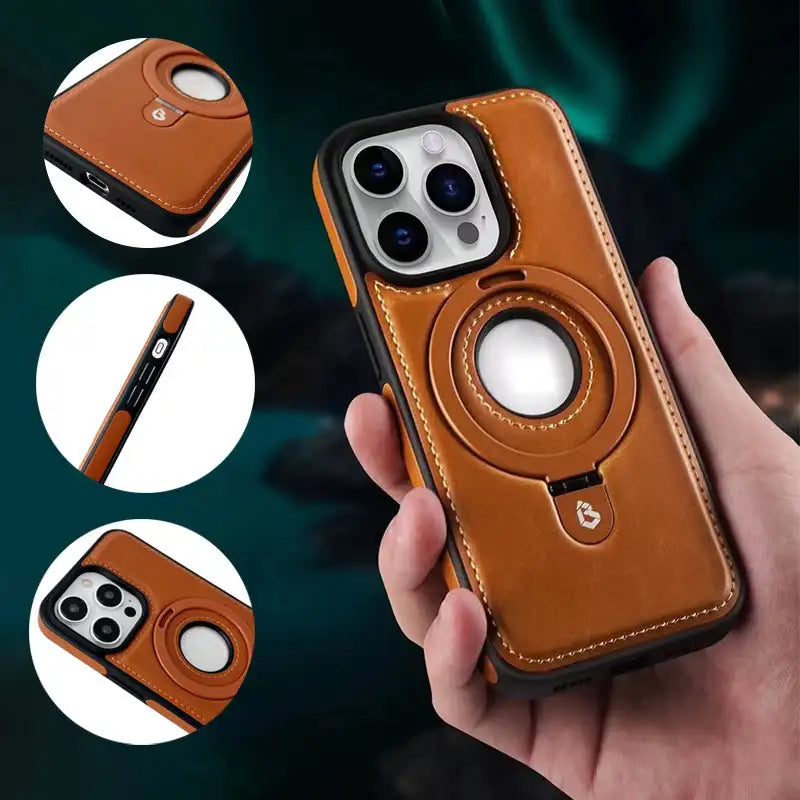 Magnetisk iPhone-cover med usynlig ringholder