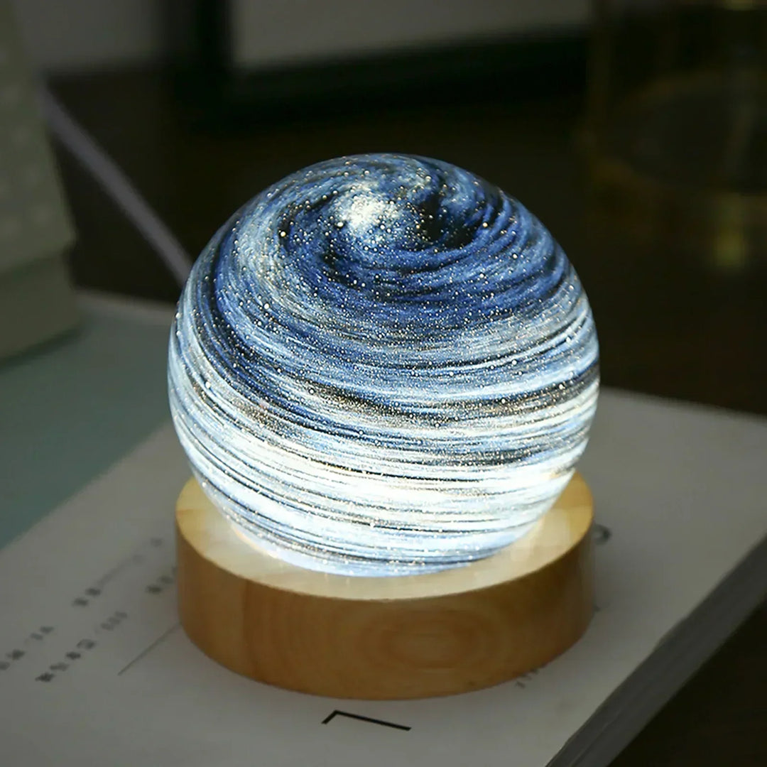 CosmicGlow - Mini natlys 3D - soldekoration LED - galakse atmosfære