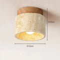Wabi Sabi Gul Marmor Loftlampe