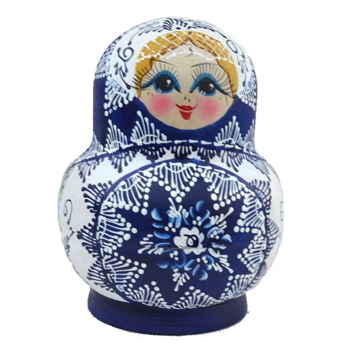 10 stk./sæt træ russiske matryoshka dukker
