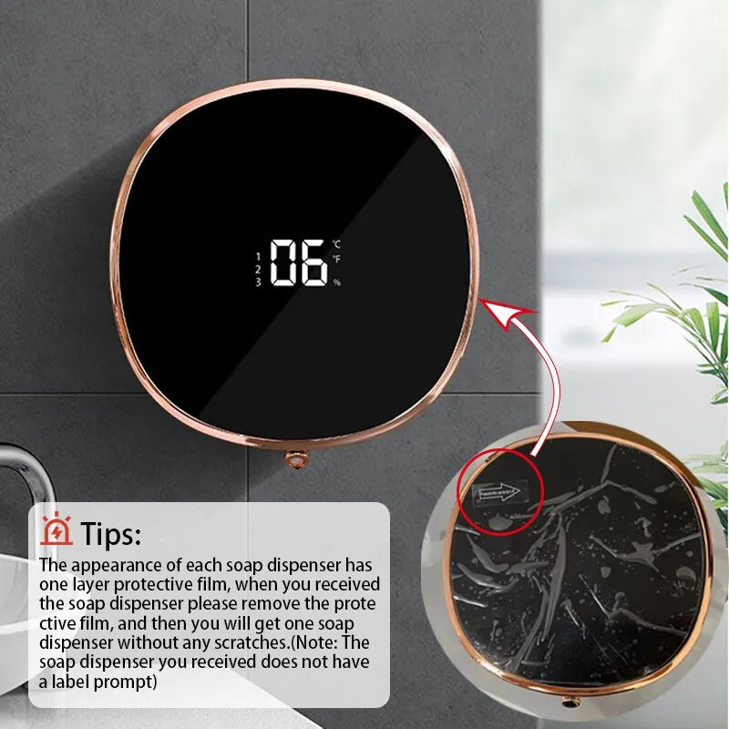 PureSense – Stilfuld Automatisk Sæbe Dispenser med Berøringsfri Teknologi
