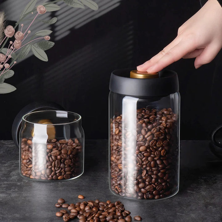 GIANXI Vakuumforseglet Kande, Kaffe Bønner, Glas, Tæt Beholder, Fødevarer, Korn, Slik, Friskholdende Beholder, Køkken Tilbehør