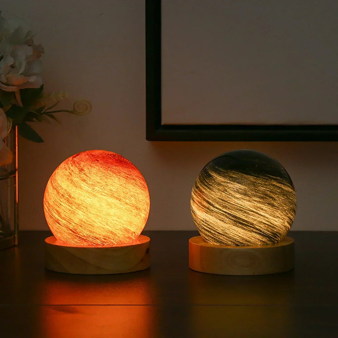 CosmicGlow - Mini natlys 3D - soldekoration LED - galakse atmosfære