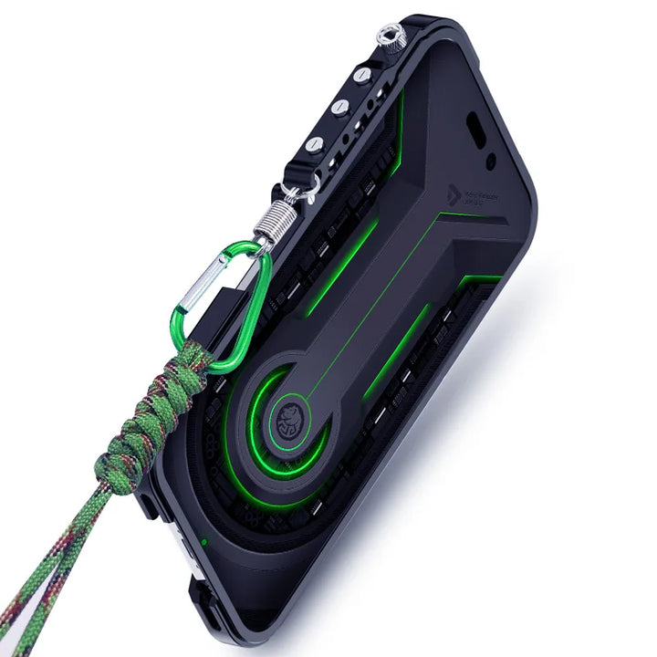 Taktisk Greb Stødabsorberende Legering Ramme iPhone Etui