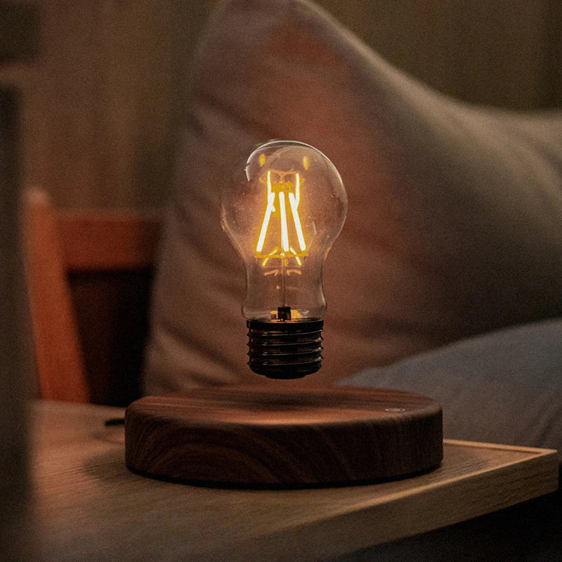 360 Grad Rotérbar Magnetisk Natlampe med Svævning