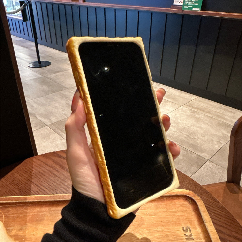 3D Lækkert Toast Armor Telefonetui