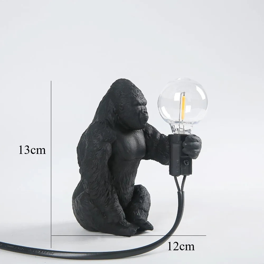 Vred Gorilla Bord Natlampe
