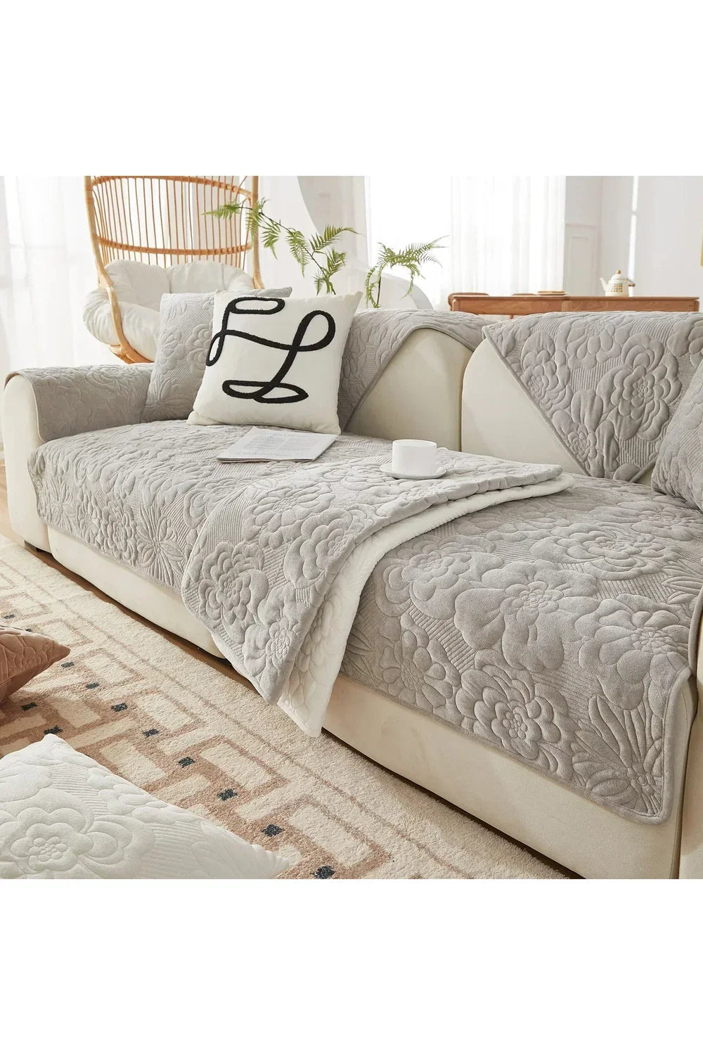 Plush sofaovertræk |