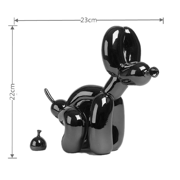 Ballonhund Skulptur, Ballon Kunst Statue, Mini Samlefigur, Hjemmeindretning, Harpiks Figur, Skrivebords Tilbehør, Værelses Dekoration