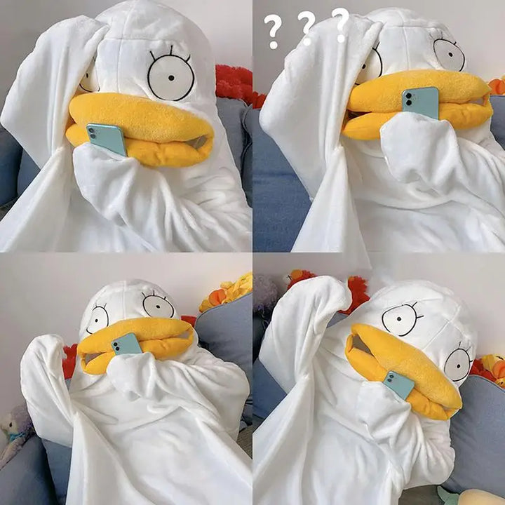 Forvirret And Varm Voksen Pyjamas Kostume