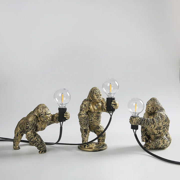 Vred Gorilla Bord Natlampe