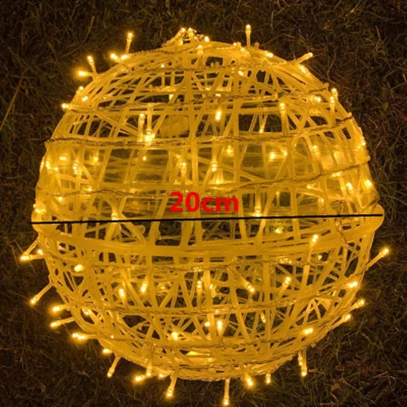 Sphere - Rattan Festbelysning