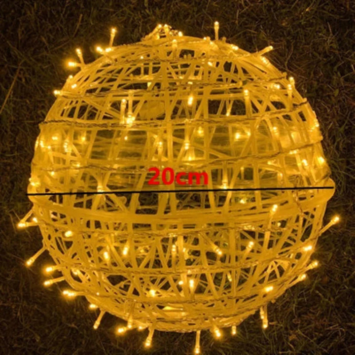 Sphere - Rattan Festbelysning