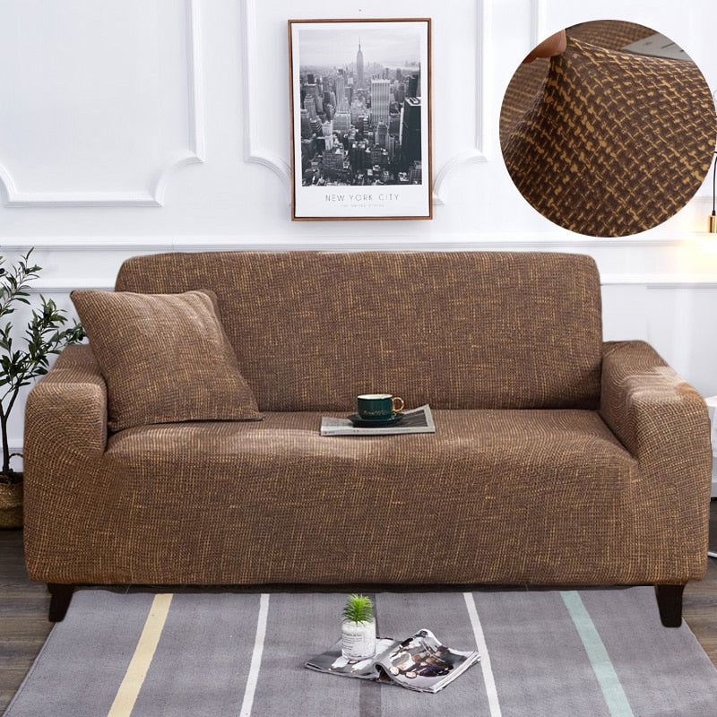 Moderne skridsikker farverig elastisk sofatræk