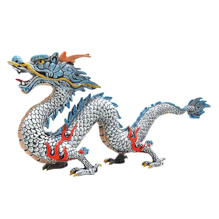 Livlig Kinesisk Drage Feng Shui Skulptur