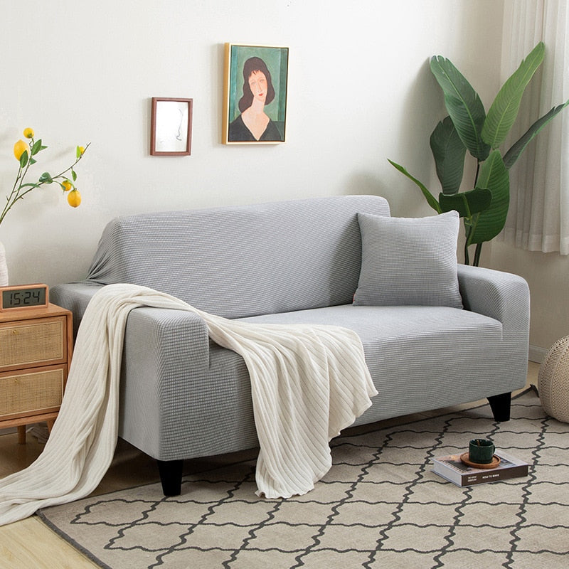 Textureret Stræk Sofa Betræk | Skridsikker, Maskinvaskbar &amp; Beskyttende til 1-sæders, 2-sæders og 3-sæders Sofaer