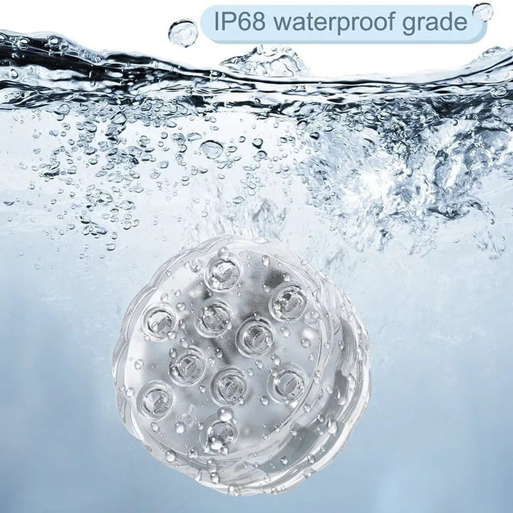 Undervandsbelysning til pool med 10 LED-lamper