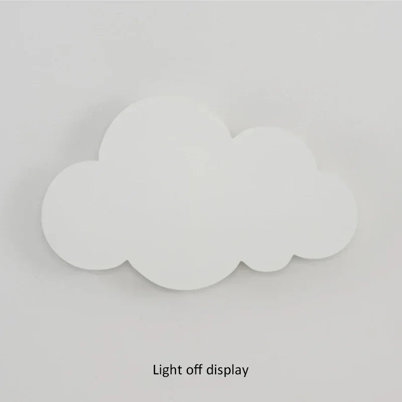 LED Cloud Væglampe | 3-farvet Dæmpbar som Nattelys | Hvid