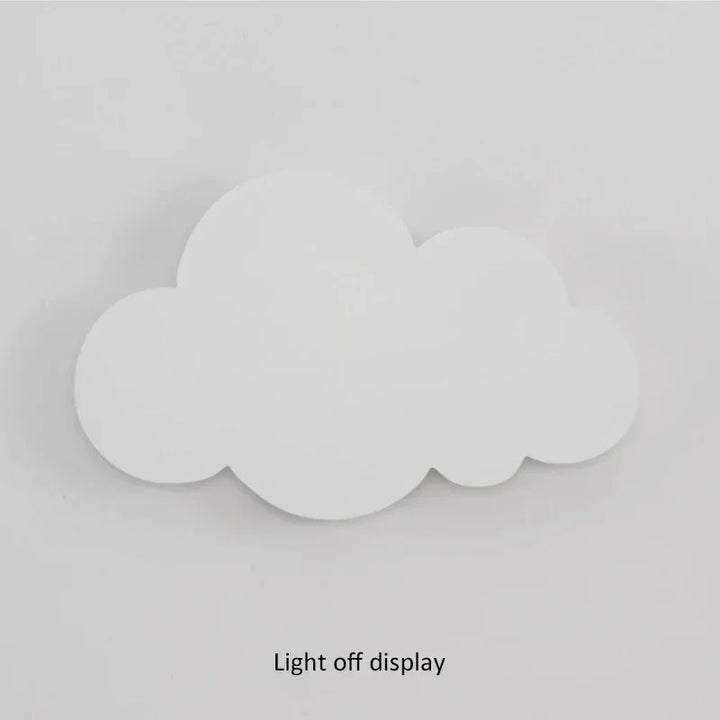 LED Cloud Væglampe | 3-farvet Dæmpbar som Nattelys | Hvid