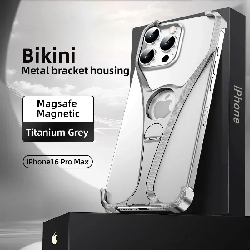 Alloy Metal Udenramme Telefon Etui