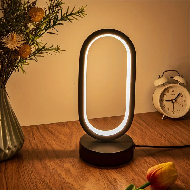| Moderne U-formet LED bordlampe