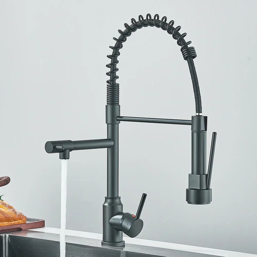 SpringFlow – Køkkenarmatur med dobbelt udgang
