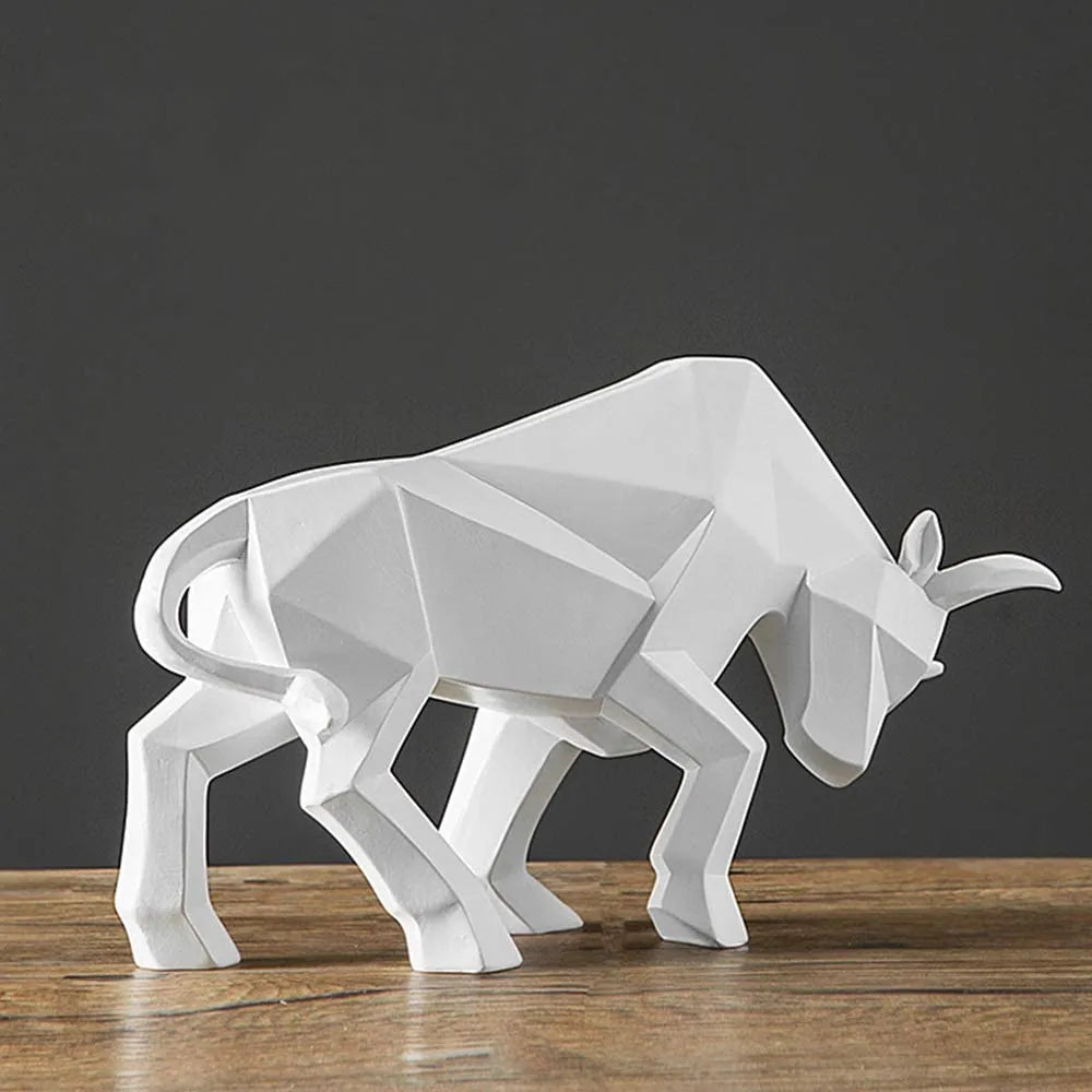 YuryFvna Moderne Geometrisk Tyr Statue, Ornament, Café, Tyr Skulpturer, Dyrefigurer, Abstrakt Hotel Hjem Dekoration