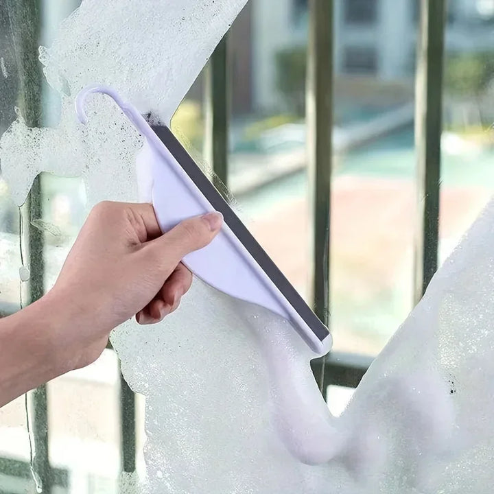 Glarex Mini Skraber | Kompakt &amp; Fleksibel | Silikonekant | Perfekt til Glas &amp; Spejle