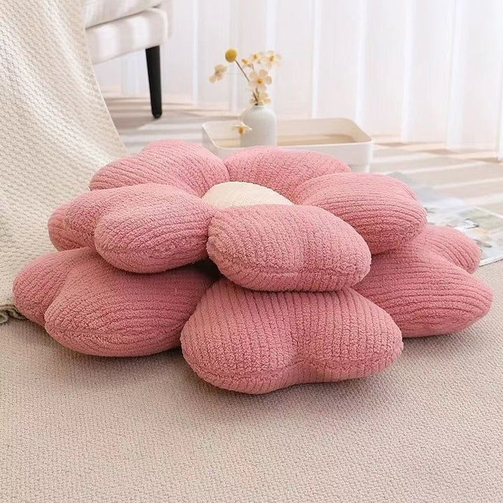 Fluffy Kløver Blomster Pude