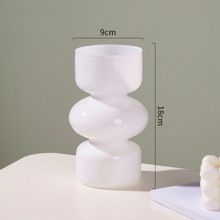 Glas Dyre Vase - Multifarvet