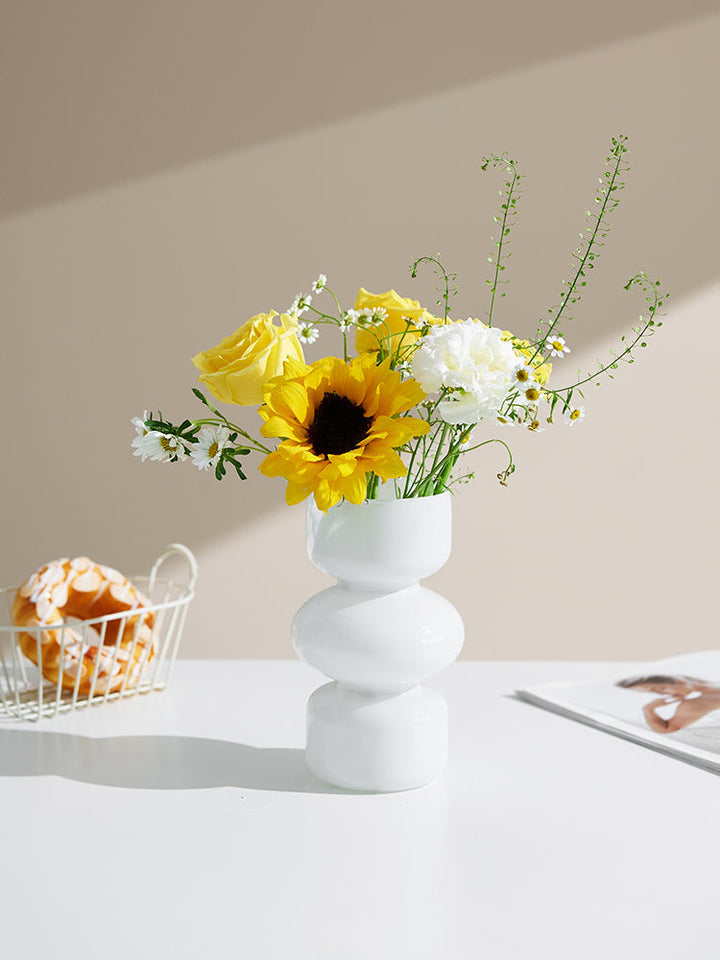 Glas Dyre Vase - Multifarvet