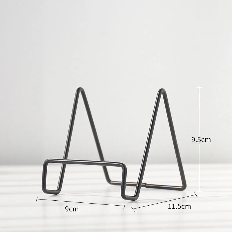 Jern Kunst Multi-Brug Display Stativ: Alsidigt magasin-, tallerken-, billede- og fotoalbumstativ til hjemmeindretning