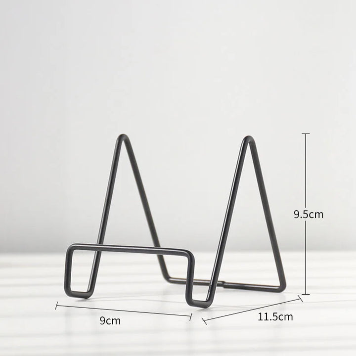 Jern Kunst Multi-Brug Display Stativ: Alsidigt magasin-, tallerken-, billede- og fotoalbumstativ til hjemmeindretning