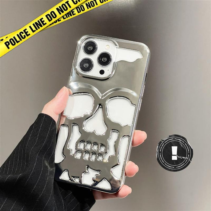 Gothic Midnight Skull Telefonetui