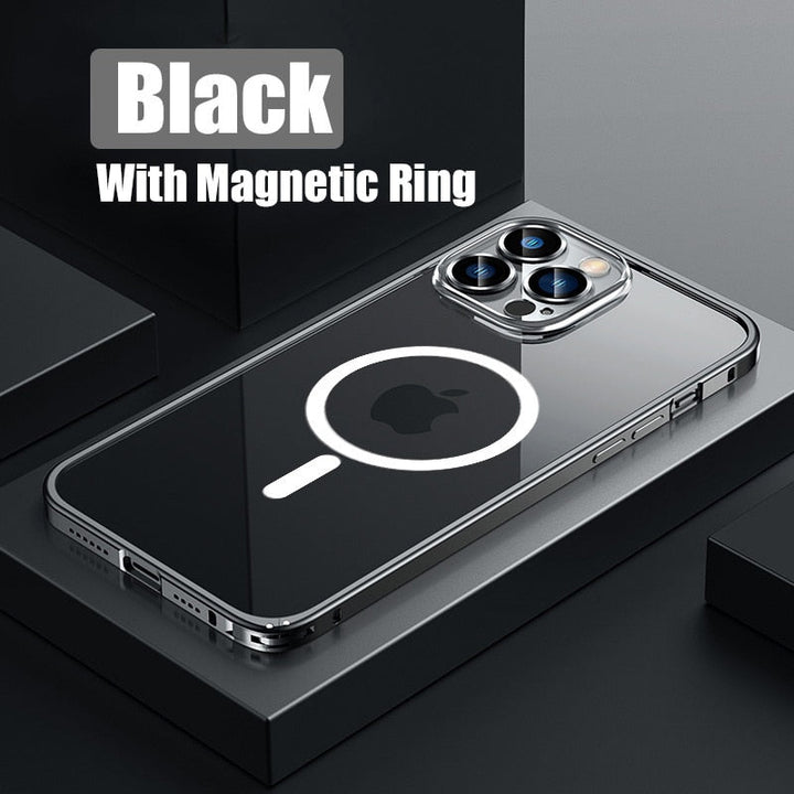Metal Bumper Aluminium Magnetisk Telefonetui