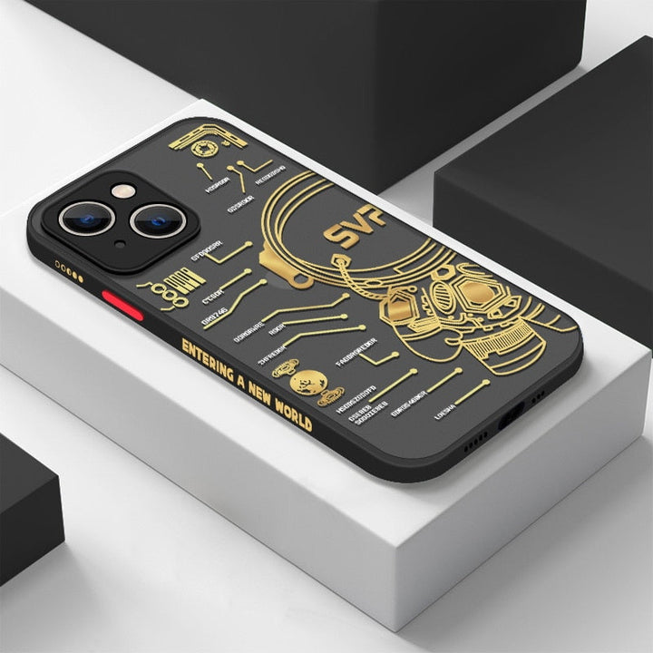 Space Road Relax Astronaut iPhone Cover