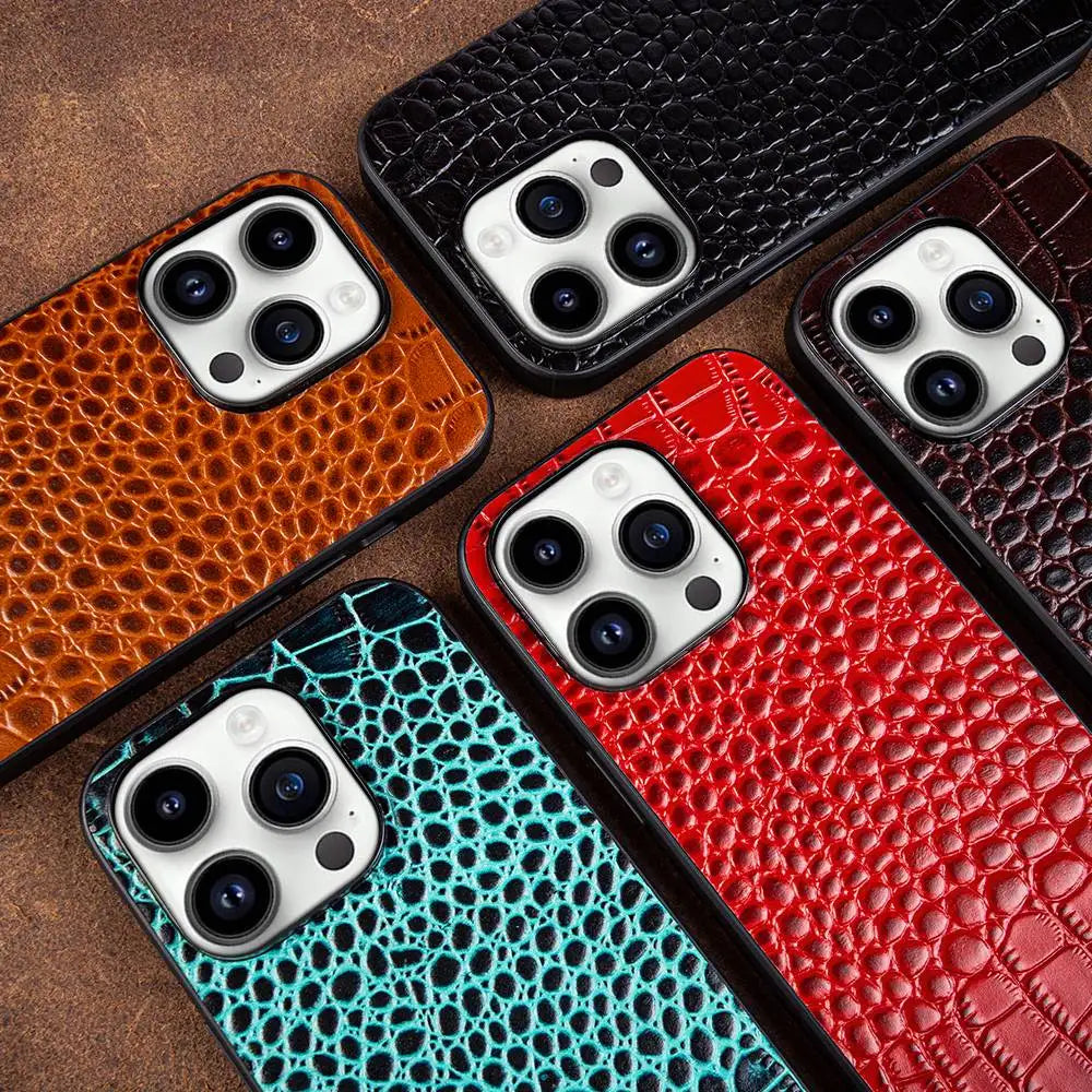 Cosmo ægte læder iPhone cover