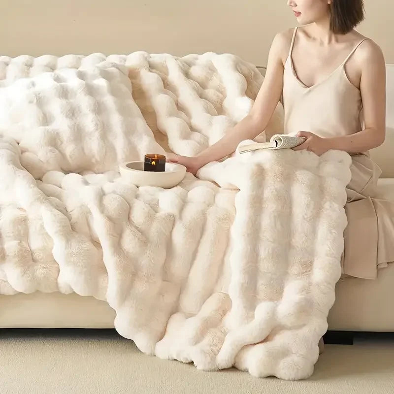 PlushCozy | Faux Fur Vinter tæppe