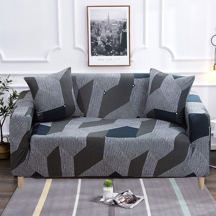 Moderne skridsikker farverig elastisk sofatræk