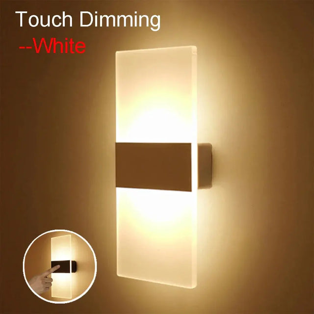Éclatante - Touch Panel Væglampe USB genopladelig