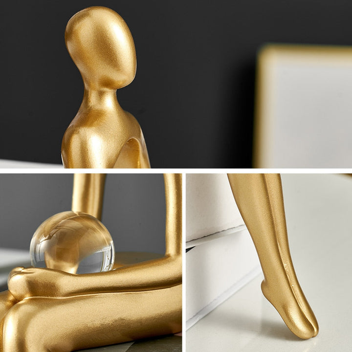 Moderne Figurer Abstrakt Hjem Deko Skulptur