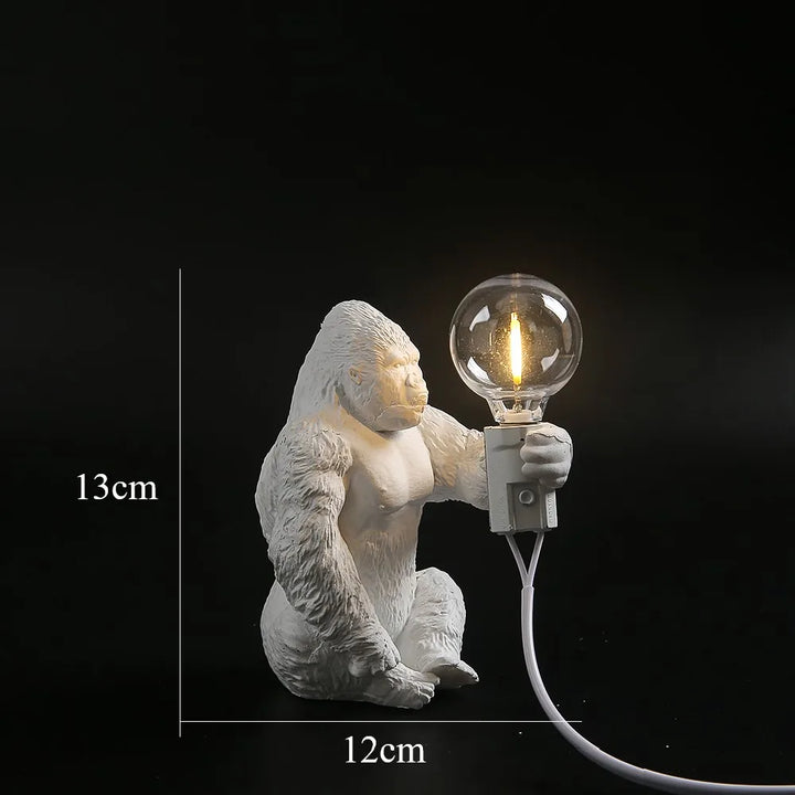 Vred Gorilla Bord Natlampe