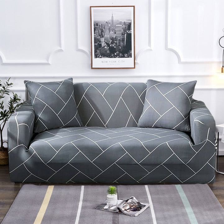 Moderne skridsikker farverig elastisk sofatræk