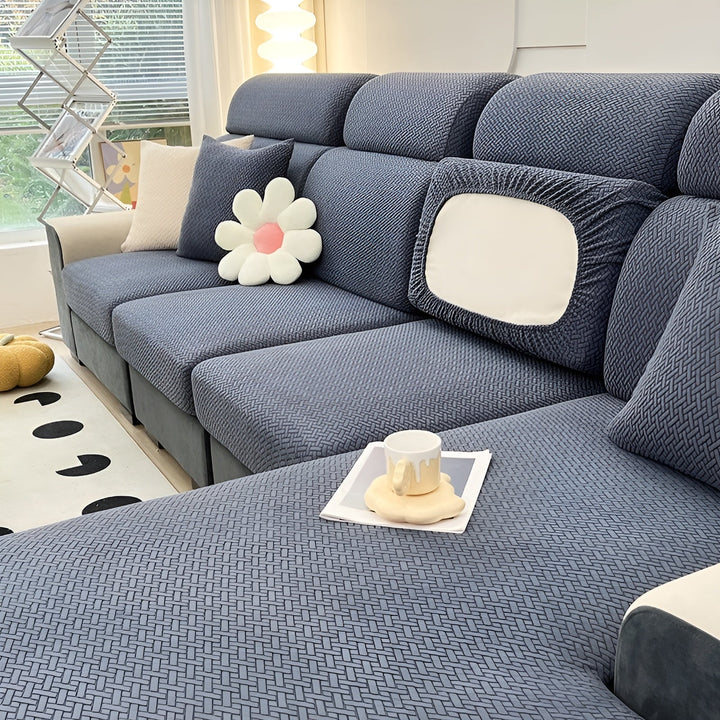Elastic Sofa Cover – Vandafvisende og Skræddersyet | Beskyttelsesbetræk Fremstillet af Strækstof |