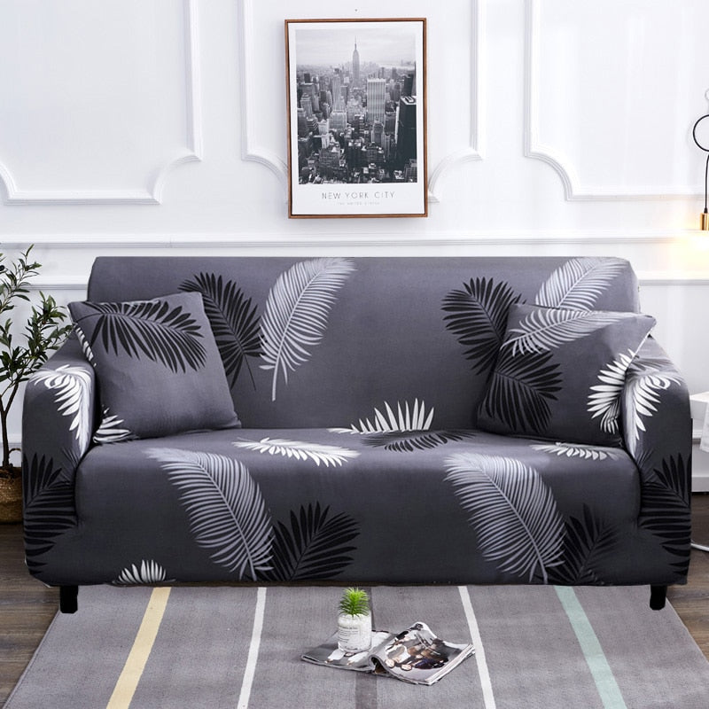 Moderne skridsikker farverig elastisk sofatræk